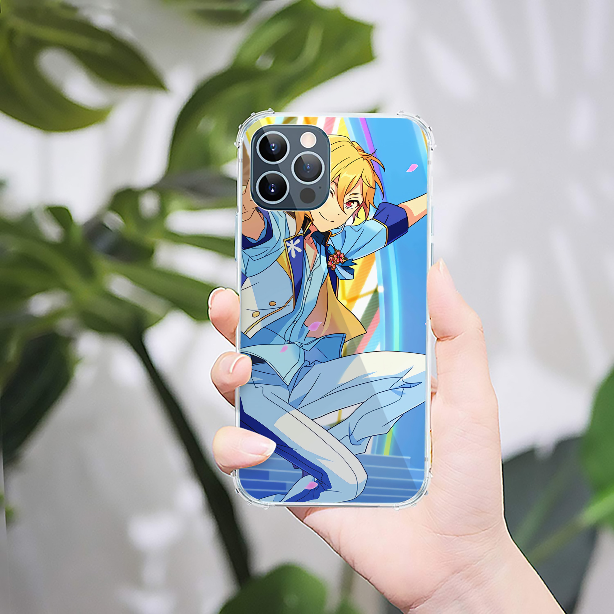 （画像用） あんさんぶるスターズ! Ensemble Stars 【iPhone 12シリーズ対応】透明スマホケース（クリアソフトケース）